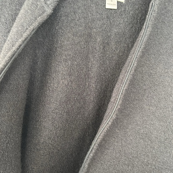 Christopher & Banks 100% wool zip front high collar sweater jacket - Picture 8 of 9